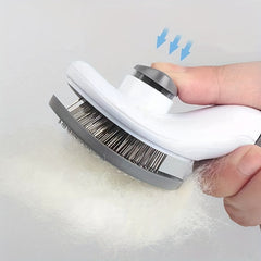 Self-cleaning Dog Hair Brush, Pet Hair Remover Brush And Dematting Comb For Dogs And Cats, Grooming Tool For Easy And Effective Hair Removal And Detangling