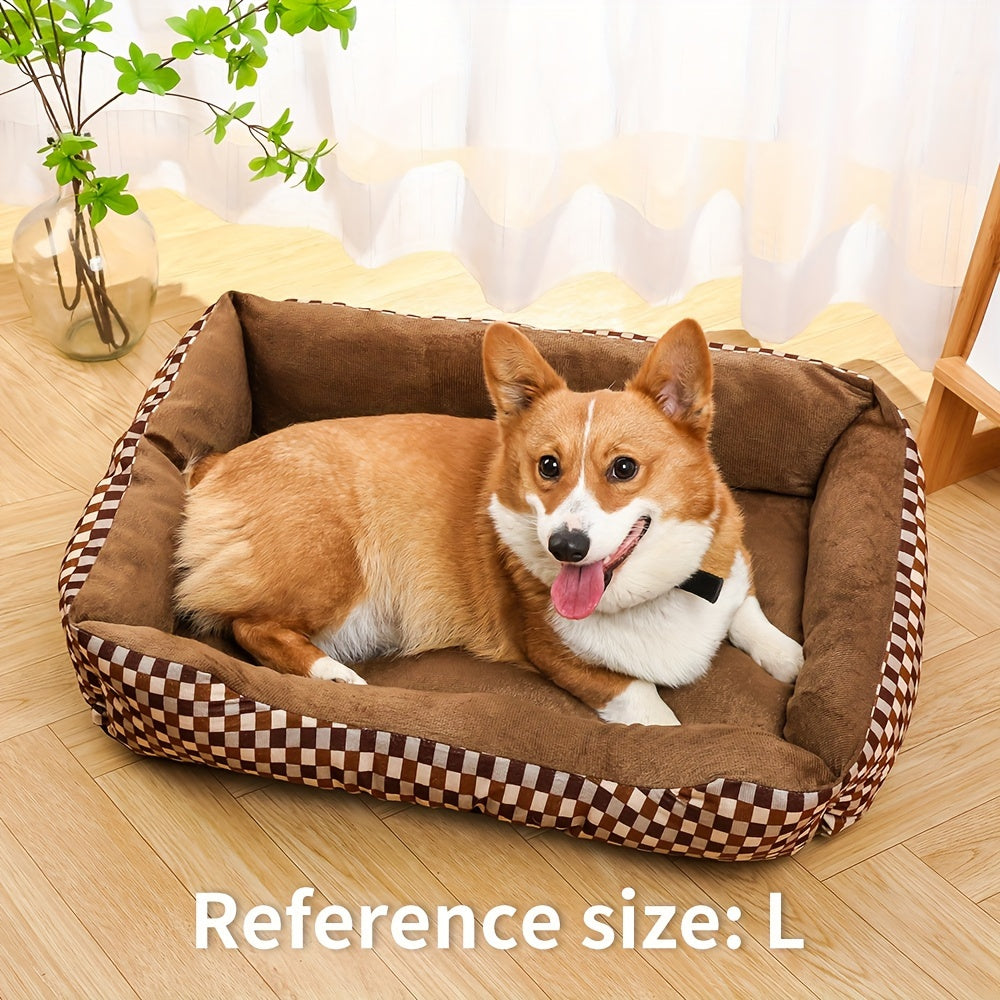 Comfy Pet Bed Sofa For Large And Medium Dogs, Soft Cushion Dog Nest For Cozy Naps And Restful Sleep