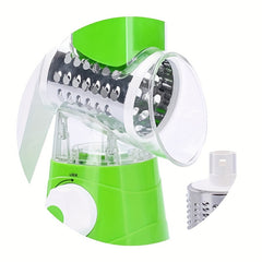 1pc, Vegetable Slicer, Multifunctional Fruit Slicer, TableTop Drum Grater, Manual Food Grater, Roller Vegetable Grater, Cutter, Potato Grater, Household Potato Chopper, Kitchen Stuff, Kitchen Gadgets