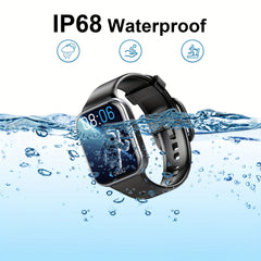 Q23 Smartwatch men's and women's fitness watch, 1.69-inch high-definition color display, 25 exercise modes fitness tracker watch, with sleep monitor IP68 waterproof sports watch, with pedometer