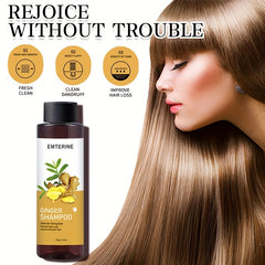 100g Ginger Shampoo, 2-in-1 Formula, Oil Control, Volume Boost For Thinning Hair, Hair Root Strengthening, Fresh Scent