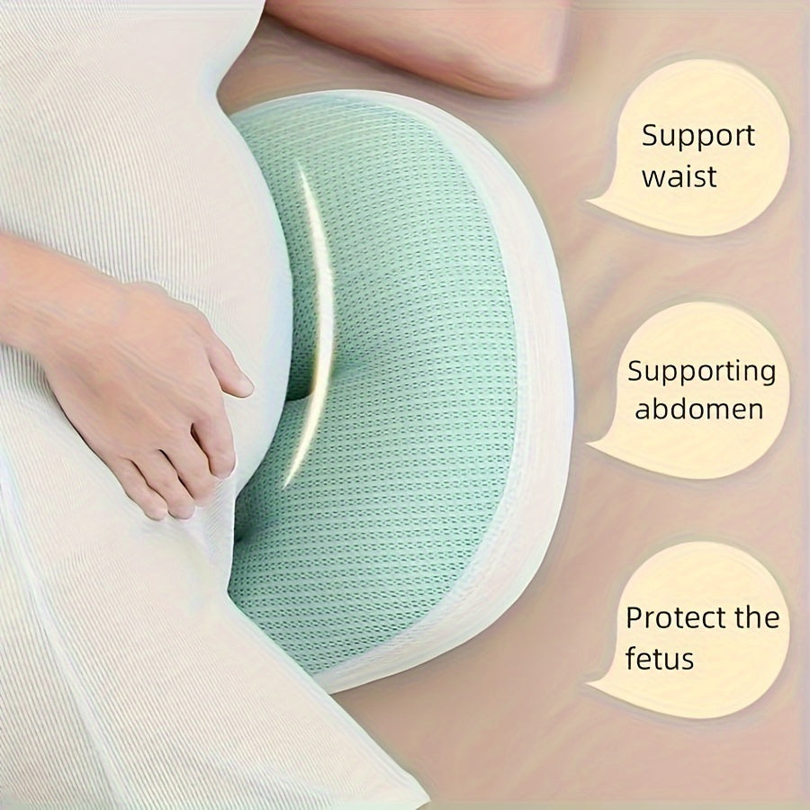 Pregnancy Pillow: Adjustable, Soft, and Suitable for Back, Legs, and Belly - Perfect for Expectant Mothers