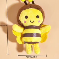 Interactive Bee Plush Toy for Dogs and Cats - Soft and Durable Pet Chew Toy for Playtime and Training - Kerala Elegance