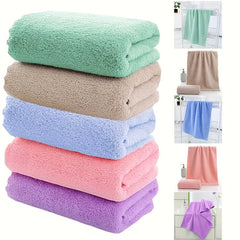 5pcs Hand Towels, Soft & Absorbent Microfiber Coral Velvet Towels For Gym, Shower, Spa, Quick Drying Hand Towel