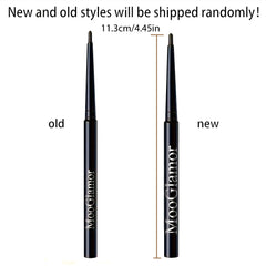 3pcs Waterproof Black Eyeliner Pencil - Smudge-Proof, Long-Lasting & Beginner-Friendly Eye Makeup