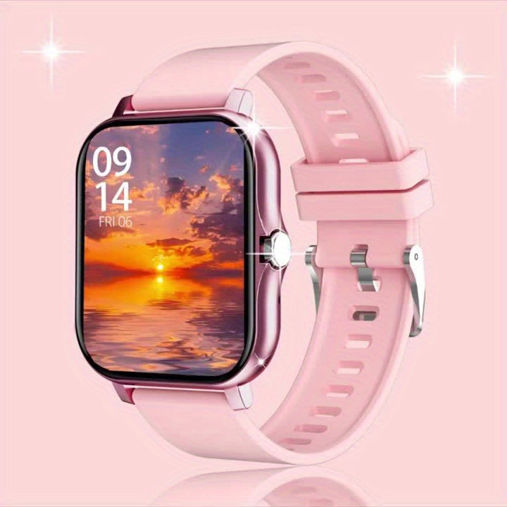 Hot 2024 New 1.83-Inch Touch Screen Dual Strap For Smart Watch For Men And Women - Make/Receive Calls, Step & Calorie Tracker, Call Info Prompt, Multifunction For Smart Watch, Wireless Connect For Android & For Iphone