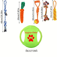 20 PCS Dog Toys, Puppy Chew Toys For Fun And Teeth Cleaning, Dog Squeak Toys, Treat Dispenser Ball, Tug Of War Toys, Puppy Teething Toys, Dog Rope Toys Pack For Medium To Small Dogs - Kerala Elegance