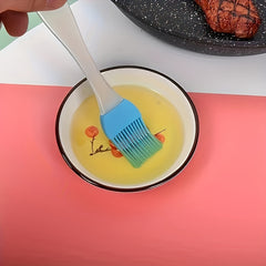 6pcs/set, Thickened Silicone Brush Baking Brush, Outdoor Barbecue BBQ Sauce Brush, Oil Brush, Barbecue Brush, Kitchen Supplies, Kitchen Accessories, BBQ Accessories