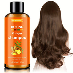 200g Ginger Shampoo And Conditioner Set For Men And Women, Ginger Extract Moisturizing, Anti-Dandruff, Revitalizes Hair, Leaves Hair Soft And Silky