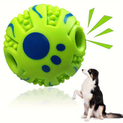 Wobble Giggle Ball For Dogs, Interactive Pet Toy, Funny Giggle Sounds Teeth Cleaning Toy, For Playing/Training/Herding, For Medium Large Dogs - Kerala Elegance