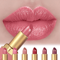 SAM SUGAR Mermaid Sparkle Velvet Lipstick - Metallic Pearl Finish, Long-Lasting Shine & Glitter, Perfect Gift for Women - Available in Orange, Pink, Purple, Red