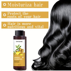 100g Ginger Shampoo, 2-in-1 Formula, Oil Control, Volume Boost For Thinning Hair, Hair Root Strengthening, Fresh Scent