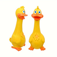 1pc Duck/chicken Design Dog Chew Toys, Tough Squeaky Dog Grinding Teeth Toys - Kerala Elegance