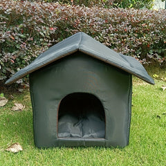 Cozy Waterproof Cat Nest, Outdoor Pet House, Non-slip Stable Stray Cat House, Durable Oxford Cloth Outdoor Cold-proof Shelter