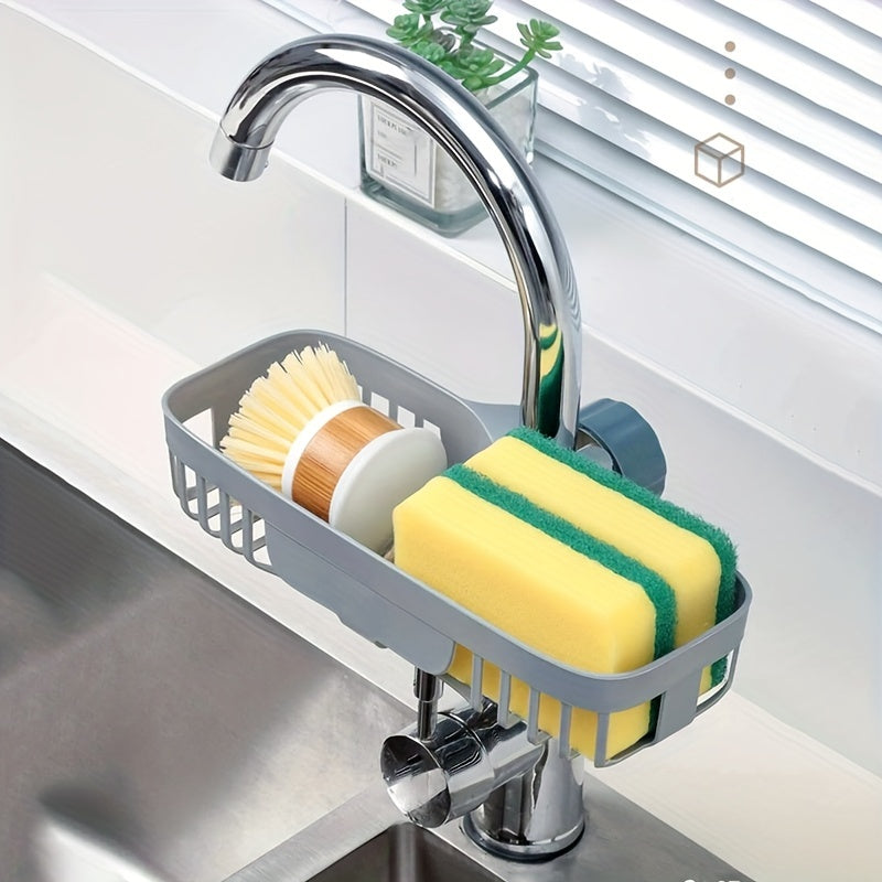 Organize Your Kitchen Sink with the Sink Sider Faucet Caddy Sponge Holder!