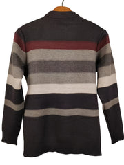 Cozy Color Block Sweater - Softly Knitted, Ultra-Stretchy, Classic Crew Neck, Warm and Cozy for Cold Weather - Designed for Men, Perfect for Fall and Winter Seasons