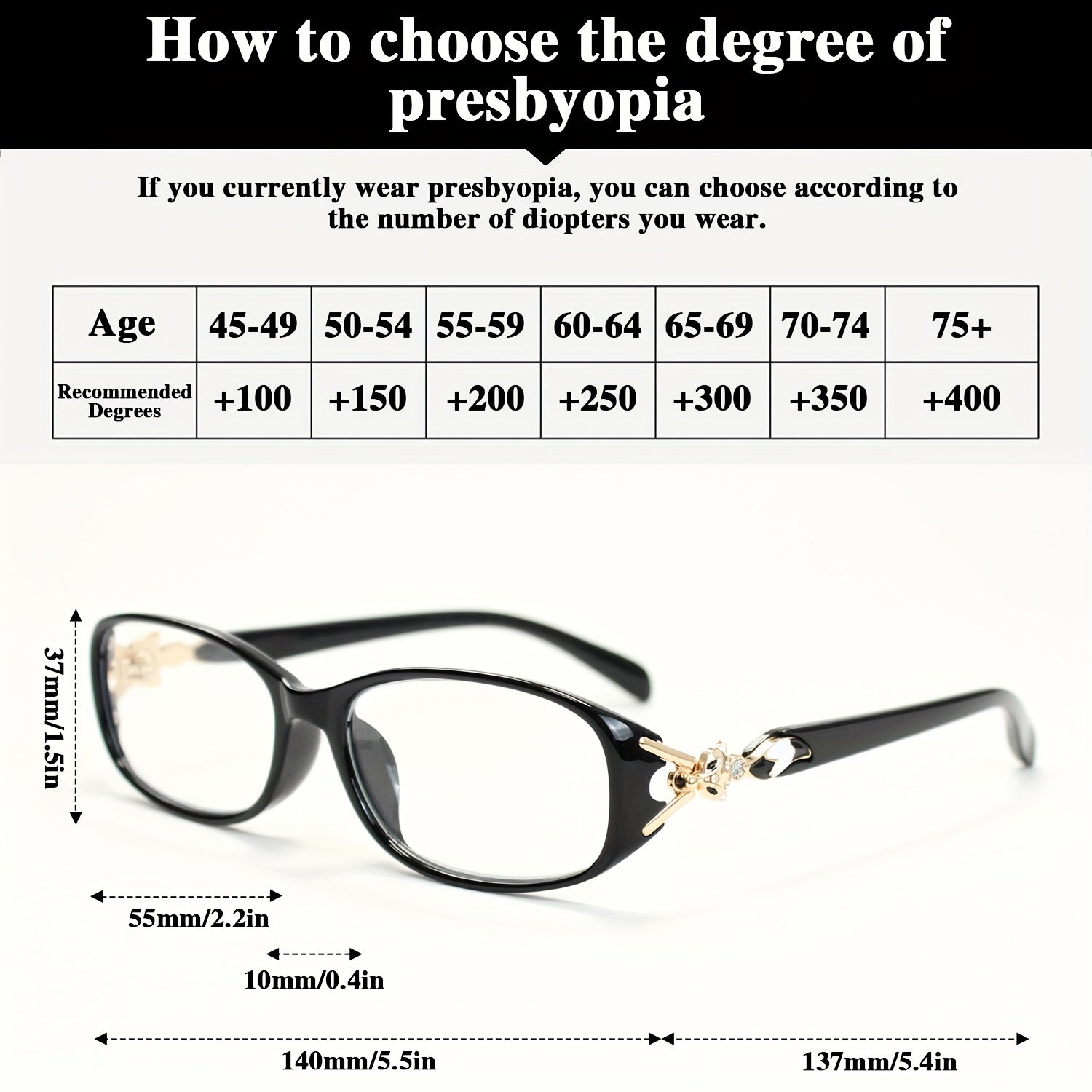 3pcs Fashion Reading Glasses Elegant Metal Unique Decorative Frame Exquisite Design Women's Computer Glasses