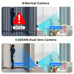 4K PTZ wireless IP camera 5G WiFi dual-lens dual-screen camera automatic tracking baby care monitor street security camera