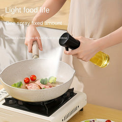 BPA-Free Plastic Oil Sprayer for Cooking, 1pc Kitchen Olive Oil Mister for BBQ, Salad, Grilling - Transparent Food-Grade Spray Bottle Dispenser