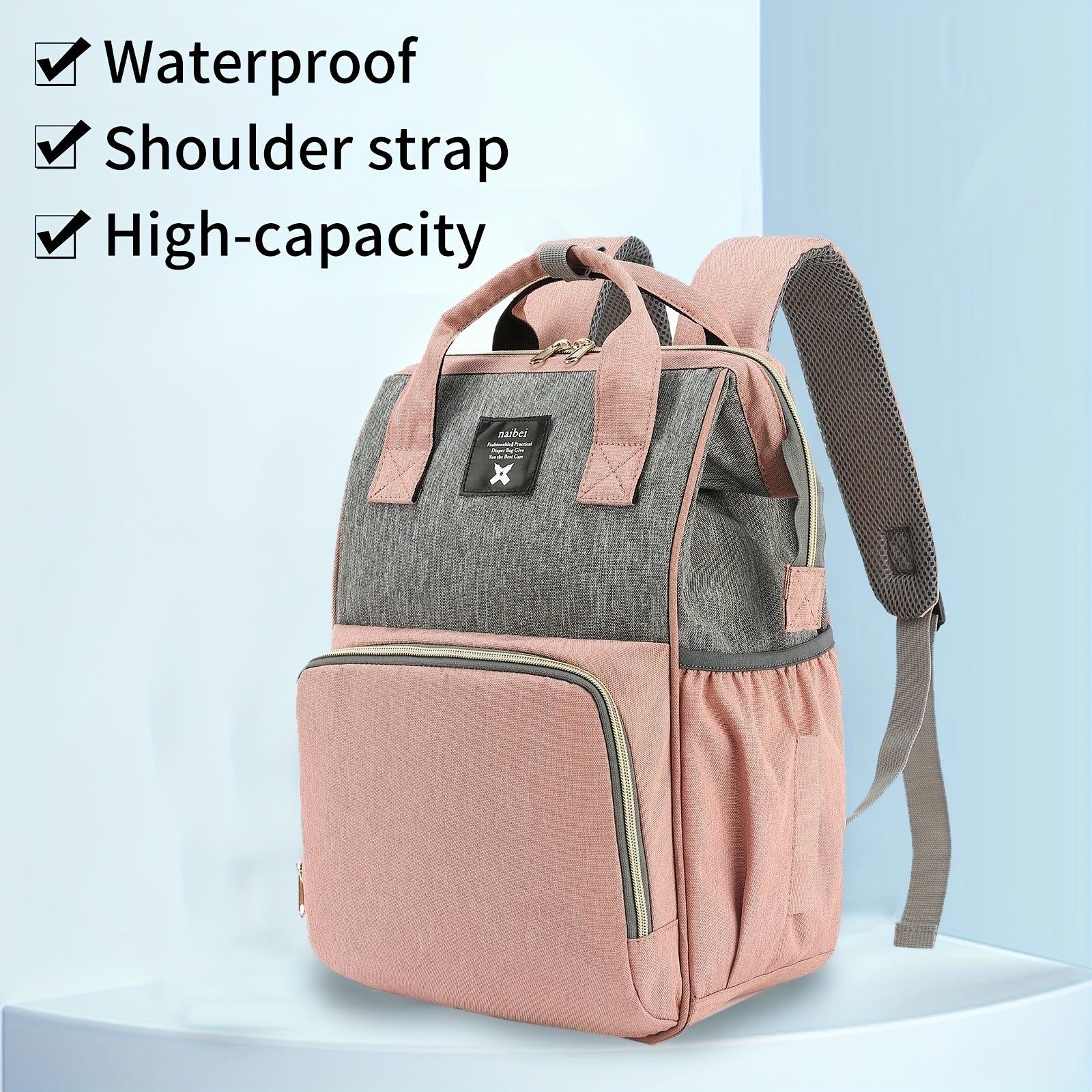 Trendy Diaper Bag: Multifunctional Waterproof Travel Backpack for Mommy's Essentials! Christmas, Halloween, Thanksgiving Gift