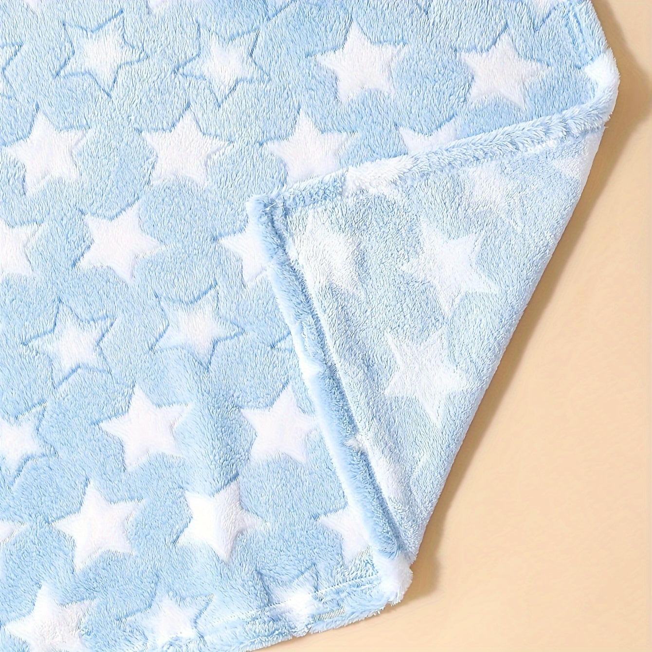 1pc Blue White Star Blanket, Soft Skin-friendly Wrap, Great Christmas Halloween Thanksgiving Day Gift