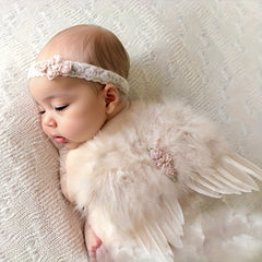 Enchanting Baby Angel Wings - Soft & Safe for Precious Photos - Perfect Festive Gift for Christmas, Halloween & Thanksgiving - Create Unforgettable Memory Keepsakes