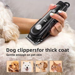 Professional Dog Grooming Electric Clipper Set, With USB Charging Low Noise, Dog Electric Clipper For Trimming Pet Hair