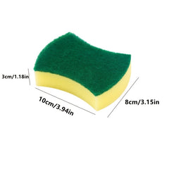 12pcs, Cleaning Sponge, Scouring Pad, Square Dish Cloths, Simple Style Dish Towel, Cleaning Cloth For Sink Or Kitchen Stove, Antibacterial Washable Cleaning Brush, Kitchen Stuff, Kitchen Cleaning Gadget