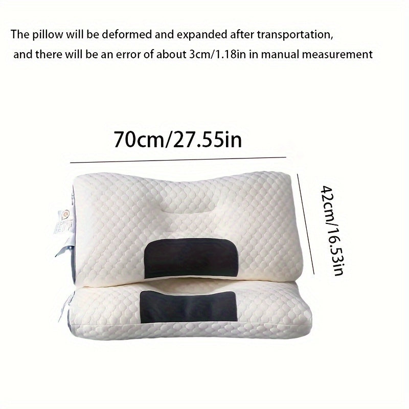 Soft Knitted Cotton SPA Massage Pillows for Neck Support - Suitable for Ages 14 and Above - Made with Polyester Fiber