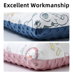 Children's Pillow, Double Sided Cotton And Fabric Soft Pillow