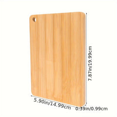 Royal Craft Bamboo Cutting Board Set, With Juice Groove - Thick Chopping Block For Meat & Vegetables, Easy-Grip Handle, Perfect For Kitchen & Dining, Ideal For Christmas/Ramadan/Respect For The Aged Day, Food-Safe Material