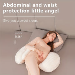 Pregnancy Pillow For Pregnant Women, Soft Pregnancy Body Pillow, Support For Back, Hips, Legs, With Detachable And Adjustable Pillow Cover