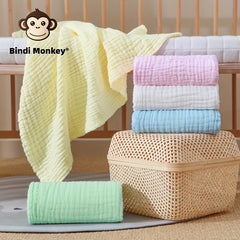 Baby's Plain Color Cotton Gauze Bath Towel