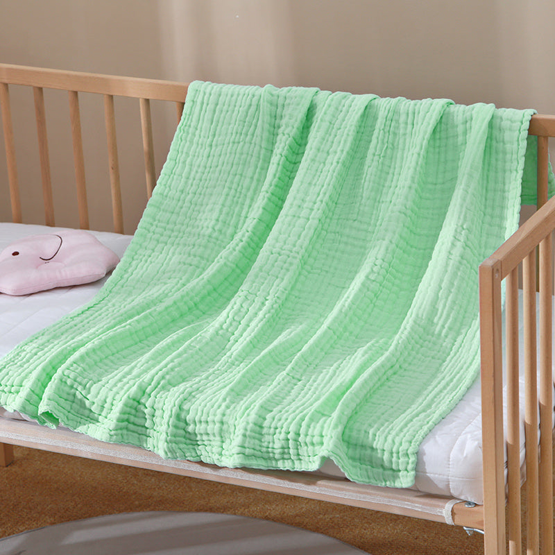 Baby's Plain Color Cotton Gauze Bath Towel