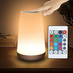 Usb Rechargeable Touch-Controlled Night Light - 13 Color Options, 3 Modes, Perfect For Bedroom Decor & Gifts