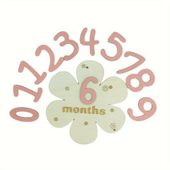 Creative Milestone Card, Wooden Milestone Birth Sign, Photography Milestone Card, First Year Growth Card, Pregnancy Journey Milestone Markers For Photo Props, Holiday Gift