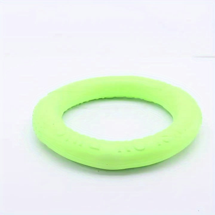 Durable Eva Dog Training Ring - Interactive Floating Flying Disc For Aggressive Chewers, Bite-Resistant Pet Toy In Orange, Red, Green, Yellow Dog Toys For Aggressive Chewers Interactive Dog Toy - Kerala Elegance