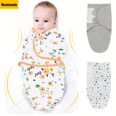 Muratomedo 1 Set Of Easy-to-Wrap Swaddling Blankets For Newborns - 0-6 Months - Perfect For Boys & Girls! Christmas, Halloween, Thanksgiving Gift Easter Gift