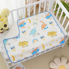 Baby Cotton Diaper Pad, Waterproof Breathable Washable Diaper Pad For 0-2 Years Old