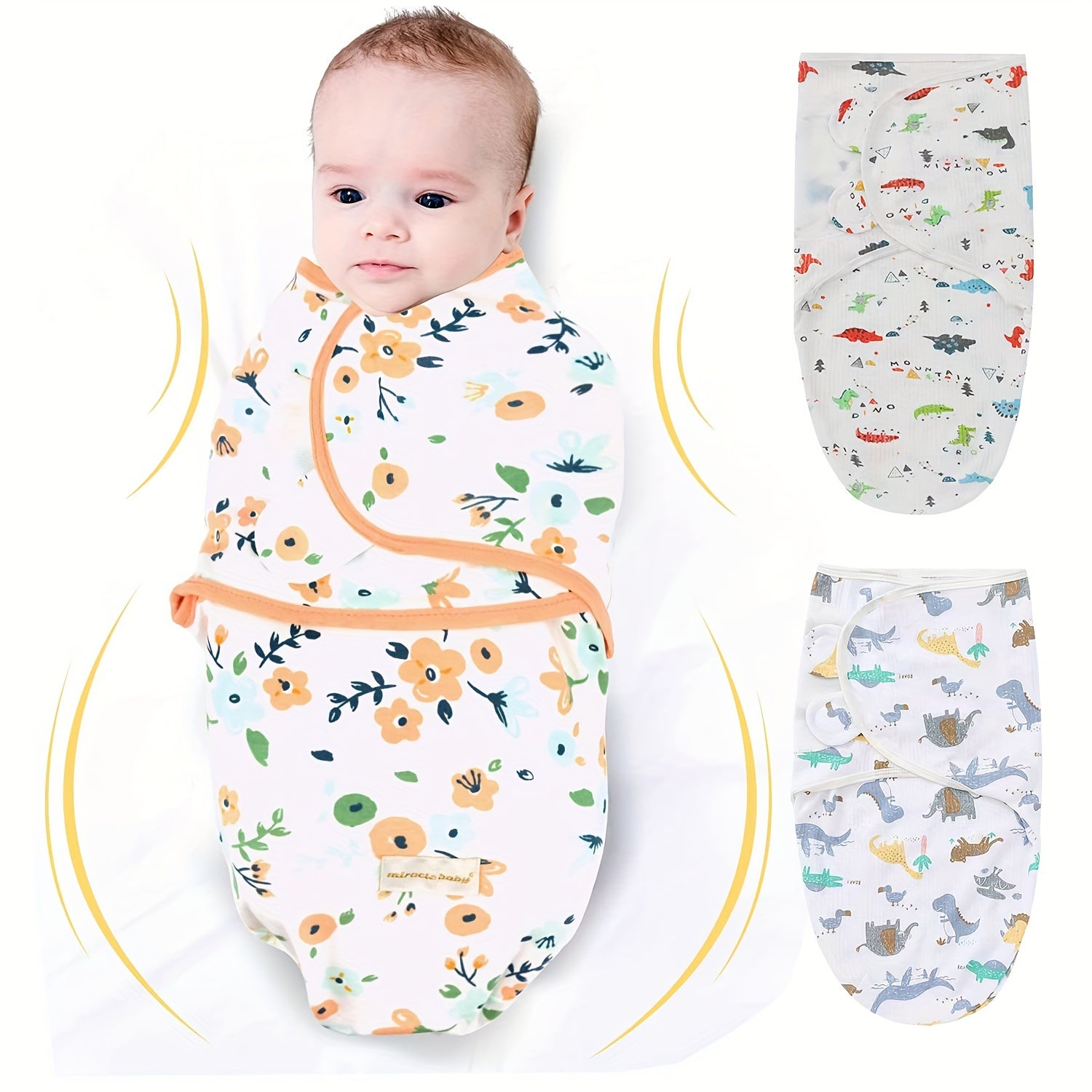 1 Set Adjustable Swaddling Sleeping Bag, Swaddle Blanket Easy Wrapping Swaddling, Wearable Swaddle Sleeping Bag