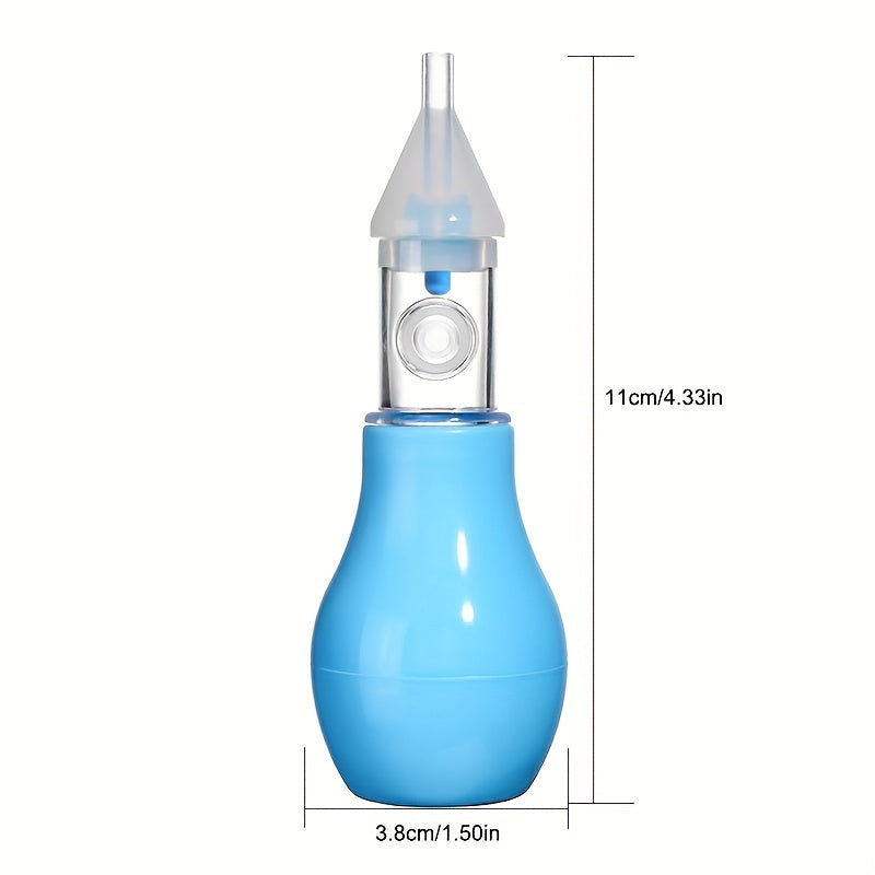 1pc Baby Nasal Aspirator, Silicone Nasal Aspirator For Baby, Nasal Aspirator, Pump Type Newborn Snot Cleaner, Baby Essentials For Newborn, Halloween, Thanksgiving And Christmas Gift