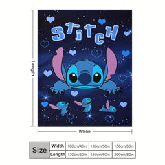 Disney Stitch Cartoon Blanket, Cute Warm Blanket, Living Room Home Decoration Sofa Four Seasons Travel