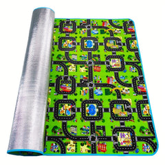 160*130*0.5cm Single-Sided Crawling Mat, Eva Foam Mat Moistureproof & Waterproof Game Mat