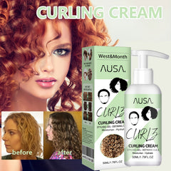 50ml Curling Cream Moisturizing Curly Elastin Styling Hair Curl Elastin Hair Curly Conditioner Cream Unisex Suitable For All Hair Types