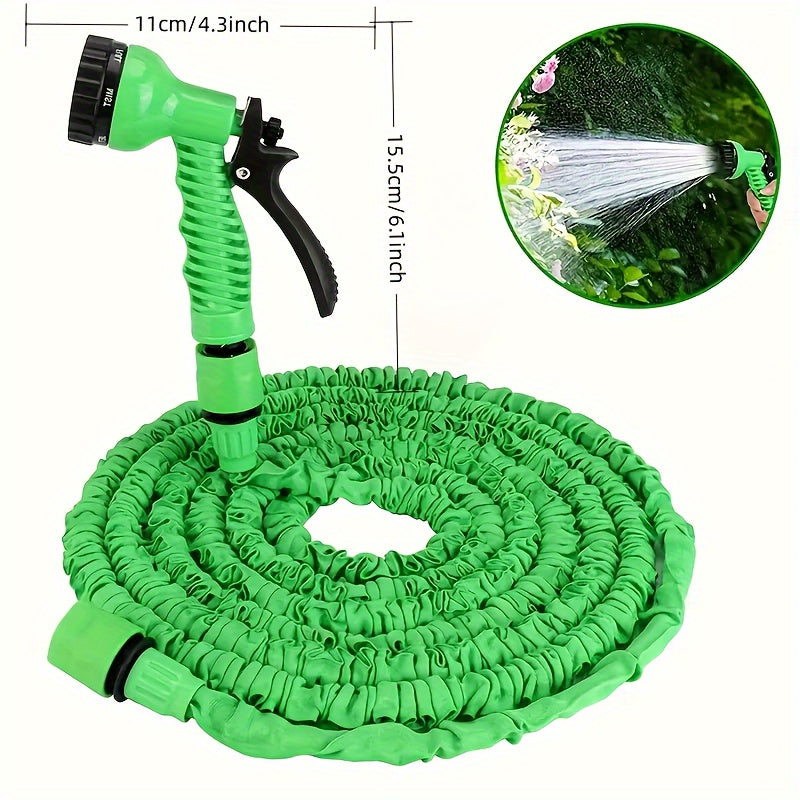 Versatile Expandable Garden Hose - 25Ft/50Ft/75Ft/100Ft, 3/4" Diameter - Perfect For Car Wash, Pet Bathing & Watering Tools