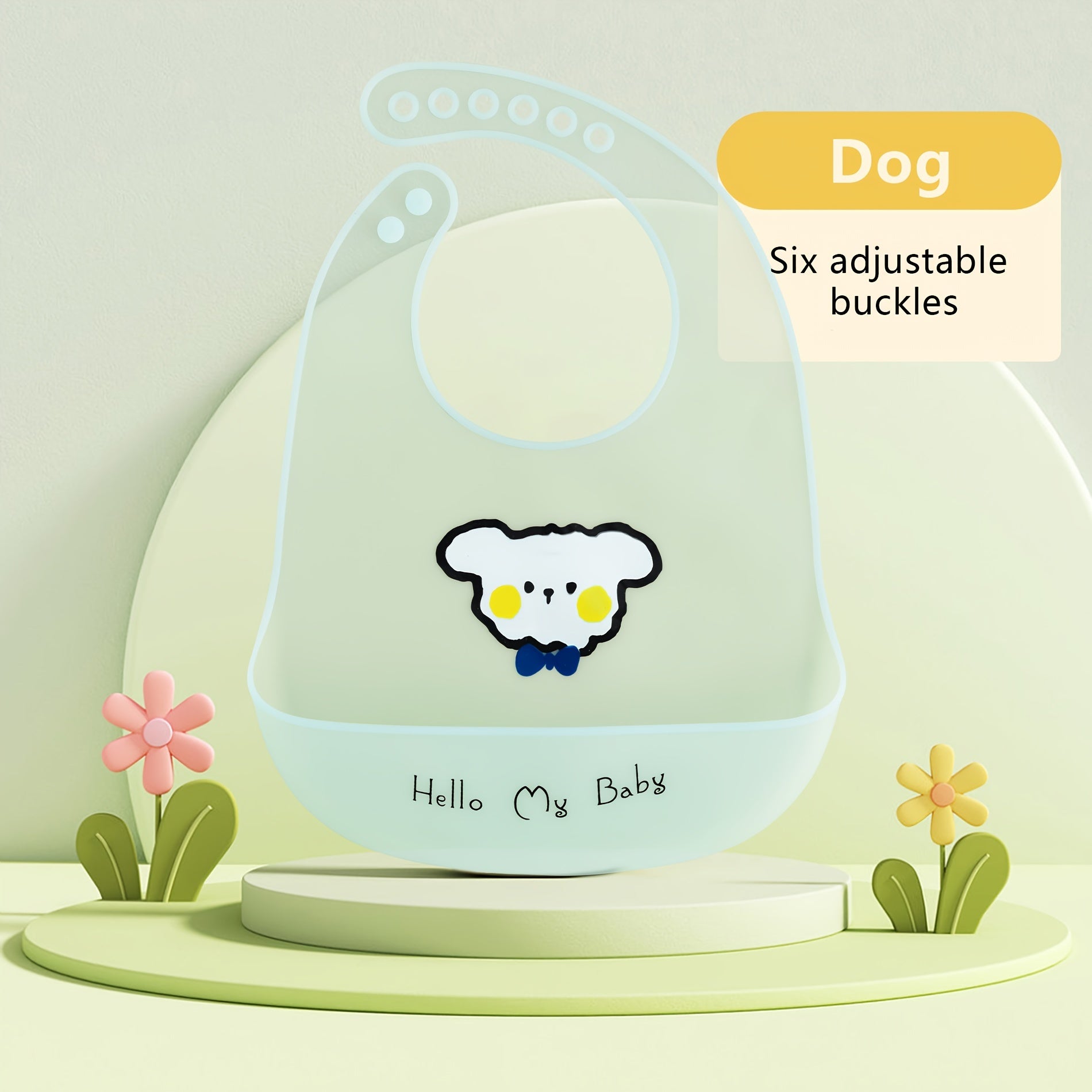 Super-Soft Ultra-Thin Silicone Baby Bibs - Highly Durable, Leakproof, Waterproof for Mess-Free Meals