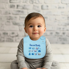 6pcs Cartoon Seasonal Printed Bibs, Adjustable With Buttons, Waterproof Bibs For Feeding