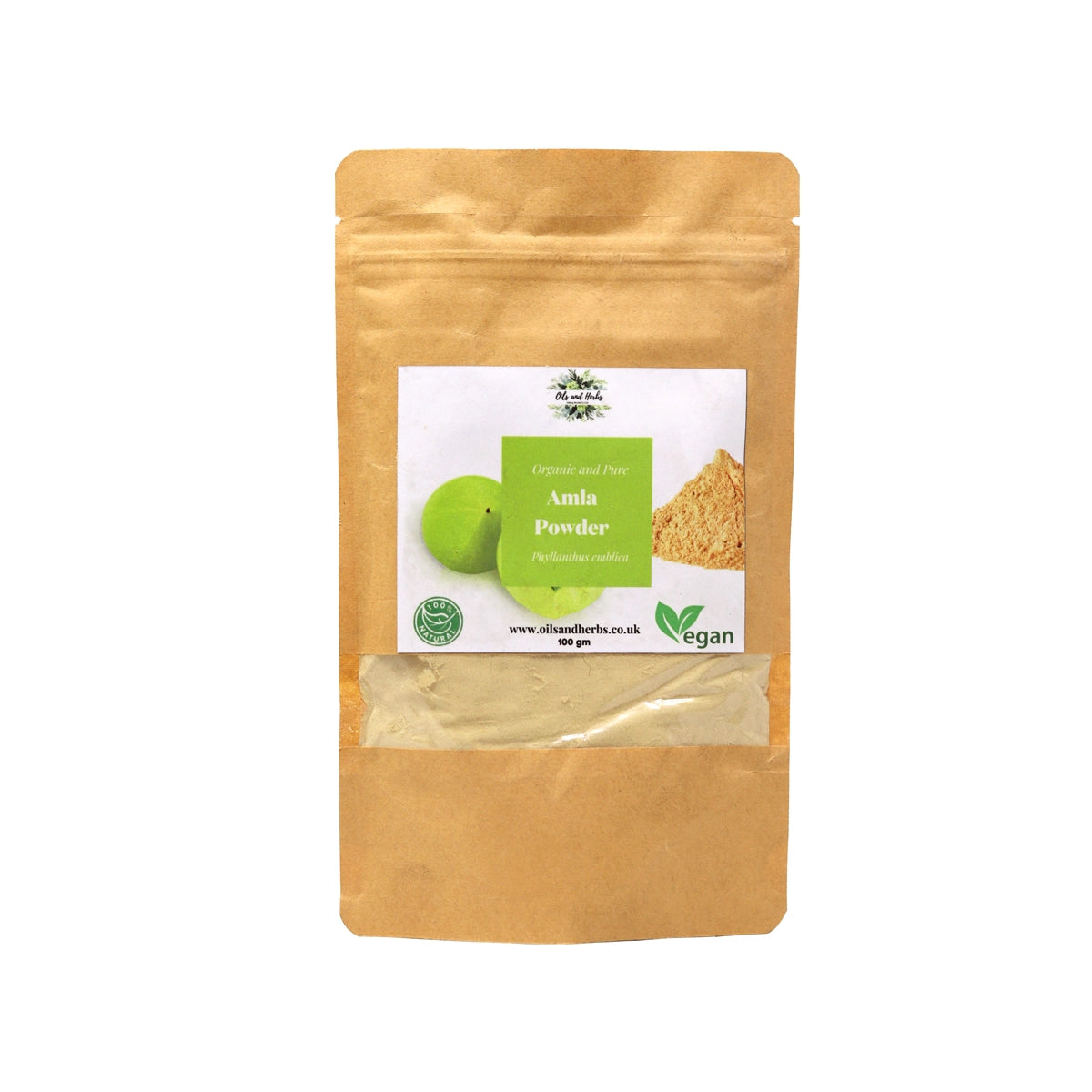 Clean Organic Amla Powder for Hair and Skin