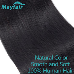 Mayfair Straight Human Hair Bundles 1/3/4 Pieces Natural Black Cheap Human Hair Extensions 8-30 Inch Vendors Wholesale Hair