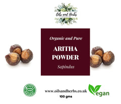 Organic Aritha Powder – Sapindus -100% Pure, Clean & Natural